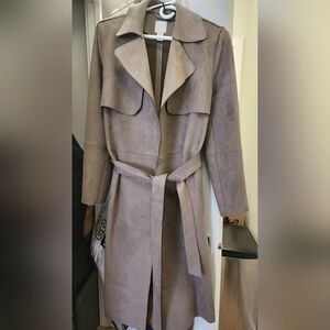 H&M faux suede coat